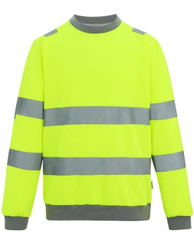 REG-TRF813-Hi-Vis Pro Contract Crew Neck Sweatshirt